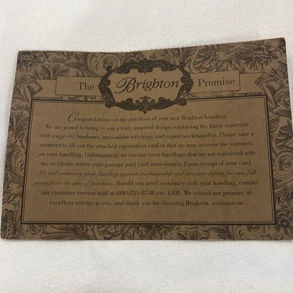 BRIGHTON Spring Poopy Collection Canvas Shoulder Bag - Picture 15 of 15